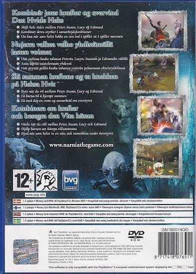 The Chronicles of Narnia The Lion, The Witch and The Wardrobe - PS2 (B Grade) (Genbrug)